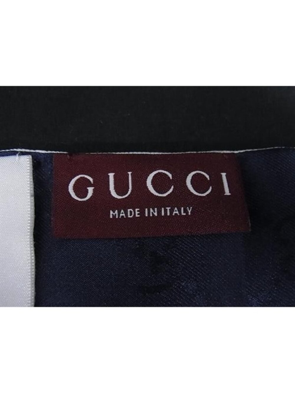 Gucci Ribbon Scarf Neck Bow Multicolor Silk Horsebit GG Pattern New - Picture 5 of 5